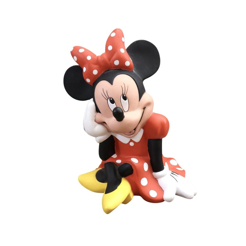 Vintage Disney Minnie Mouse Piggy Coin Bank Novelty Decor